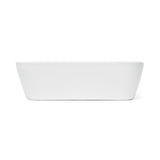 Bijeli keramički mali umivaonik SAT Brevis 43x30 cm bez preljeva s otvorom pro za slavinu