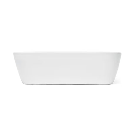 Bijeli keramički mali umivaonik SAT Brevis 43x30 cm bez preljeva s otvorom pro za slavinu