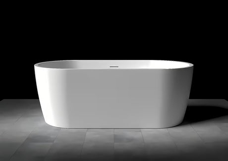 Samostojeći  akrilna kada SAT Brevis 160x80 cm u bijeloj izvedbi, prikladna za zid i za ugradnju u prostor.