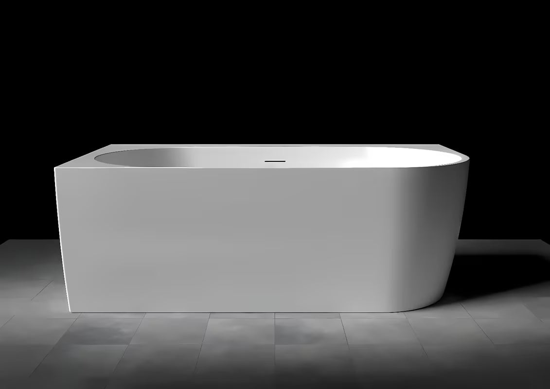 Samostojeći  akrilna kada SAT Brevis u lijevoj izvedbi dimenzija 159x84 cm sa sjajnom površinom.