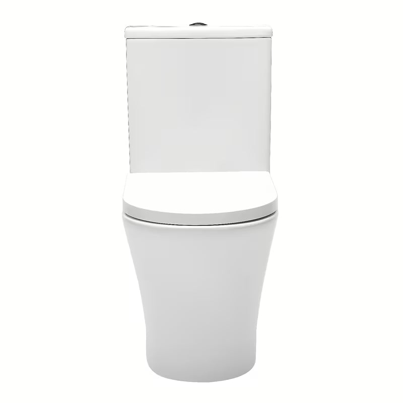 Bijeli samostojeći  WC kombi SAT Brevis s vodokotlićem, WC daskom soft Close i dvokoličinskim ispiranjem