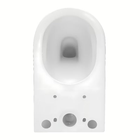 Bijeli samostojeći  WC kombi SAT Brevis s vodokotlićem, WC daskom soft Close i dvokoličinskim ispiranjem