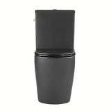 Samostojeći  WC kombi SAT Brevis u crnoj mat boji s rimless školjkom i sjedalom soft Close.