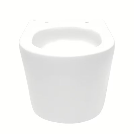 Viseća WC Školjka SAT Brevis u bijeloj boji s wc daskom soft Close i sa skrivenim pričvršćenjem.