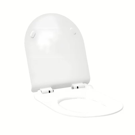 Bijelo WC daska SAT Brevis sa sustavom soft Close i metalnim šarkama sa skrivenim pričvršćenjem