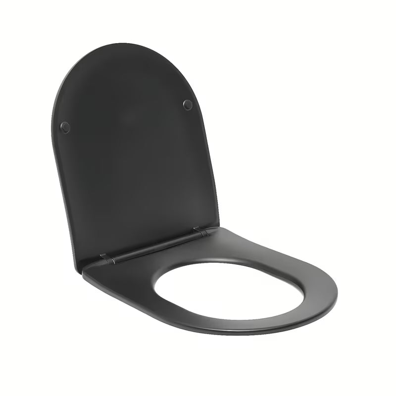 Crno WC daska SAT Brevis s soft Close i EasyLock pro za jednostavno skidanje
