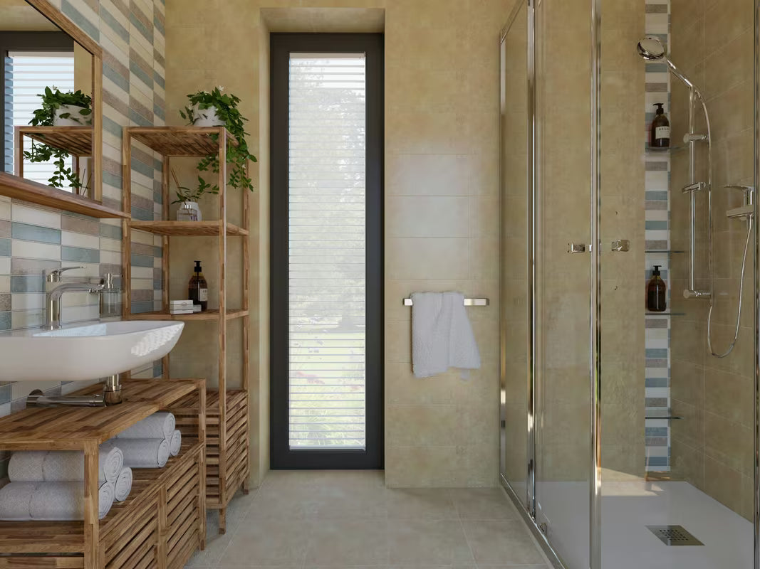 Bijeli viseće keramički umivaonik SAT Brevis 50x38,5 cm bez preljeva s otvorom pro za slavinu.