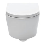 Viseća WC Školjka SAT Brevis u bijeloj boji sa skrivenim pričvršćenjem i sjedalom soft Close.