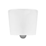 Bijeli viseća WC školjka SAT Brevis sa skrivenim pričvršćenjem i sjedalom sa soft Close