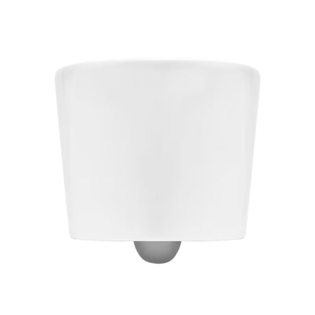 Bijeli viseća WC školjka SAT Brevis sa skrivenim pričvršćenjem i sjedalom sa soft Close