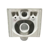 Bijeli viseća WC školjka SAT Brevis sa skrivenim pričvršćenjem i sjedalom sa soft Close