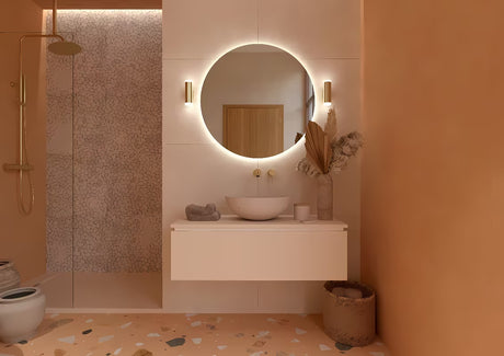 Pješčani betonski umivaonik na ploču SAT Cemento 42x42 cm s tankim stijenkama