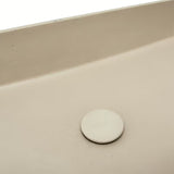 Betonski umivaonik na ploču SAT Cemento boje pijeska 64x37 cm s tankim stijenkama