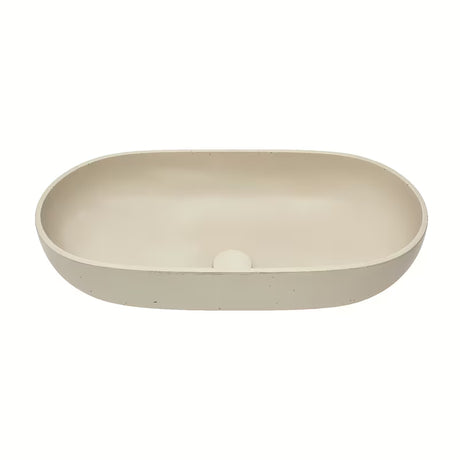 Pješčani betonski umivaonik SAT Cemento na ploču 65x35 cm s tankim stijenkama