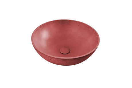 Terakota betonski umivaonik SAT Cemento na ploču bez preljeva, 42 x 42 cm