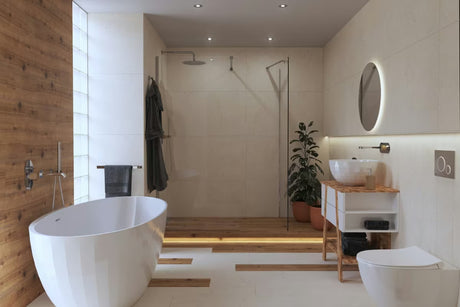 Bijeli umivaonik na ploču SAT Costa 42x42 cm s glatkom površinom