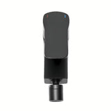 SAT Cube Way miješalica za bide s odvodom u mat crnoj boji s fleksibilnim perlatorom