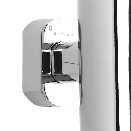 Elegantna zidni dozator sapuna SAT Cube Way u kromiranoj izvedbi