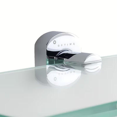 Zidna polica SAT Cube Way u izvedbi chrome pro za odlaganje higijenskih potrepština u kupaonici.