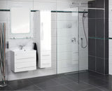 Zidna polica SAT Cube Way u izvedbi chrome pro za odlaganje higijenskih potrepština u kupaonici.