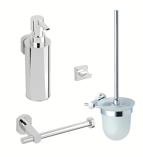 Set kupaonskih dodataka SAT Cube way u modernom usklađenom dizajnu pro skladnu kupaonicu.