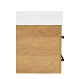 Viseća kupaonski ormarić s keramičkim umivaonikom SAT Cube Way 60x46 cm u dekoru hrasta hickory