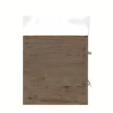 Viseća ormarić s keramičkim umivaonikom SAT Cube Way u dekoru hrasta wellington s mat površinom