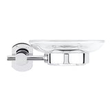 Zidna posuda za sapun SAT Cube Way pro za kruti sapun u izvedbi chrome