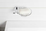 Zidna posuda za sapun SAT Cube Way pro za kruti sapun u izvedbi chrome