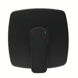 Podžbukna jednoručna baterija miješalica za tuš SAT Cube Way u crnoj mat izvedbi pro za modernu kupaonicu.