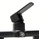 Jednoručna Baterija zidna miješalica za tuš SAT Cube Way u mat crnoj boji bez tuš seta.