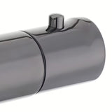 Termostatska zidna miješalica za kadu SAT Dark u mat izvedbi PVD gun metal bez tuš seta.