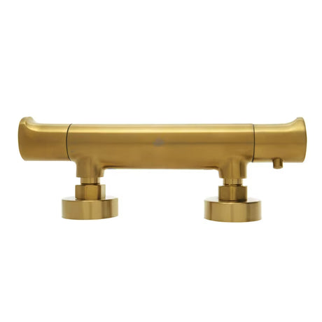 Termostatska miješalica za tuš SAT Dark u mat brušenom zlatu pro za zidnu ugradnju