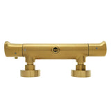 Termostatska miješalica za tuš SAT Dark u mat brušenom zlatu pro za zidnu ugradnju