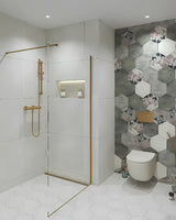 Ručni tuš SAT Dark u PVD obradi brušeno zlato s 1 funkcijom