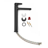 Visoka miješalica za Umivaonik SAT Dark bez odvoda u mat crnoj boji