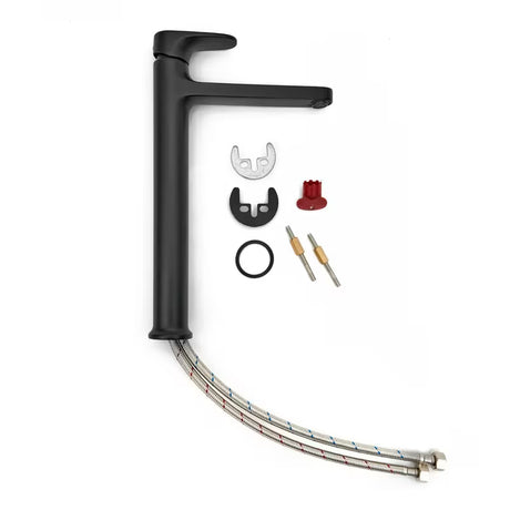 Visoka miješalica za Umivaonik SAT Dark bez odvoda u mat crnoj boji