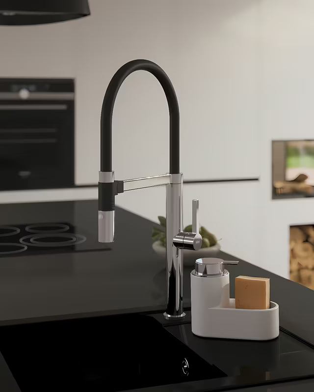 Bijeli beskontaktni dozator sapuna od polyresina za kupaonicu