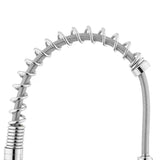 Kromirana miješalica za sudoper SAT Chrome s tušem, zakretnim izljevom i upravljanjem ručicom