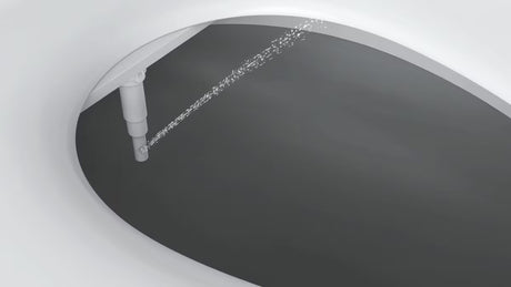 Bijelo bide sjedalo SAT Easybidet pro za ugradnju ispod WC daska bez priključka na struju.