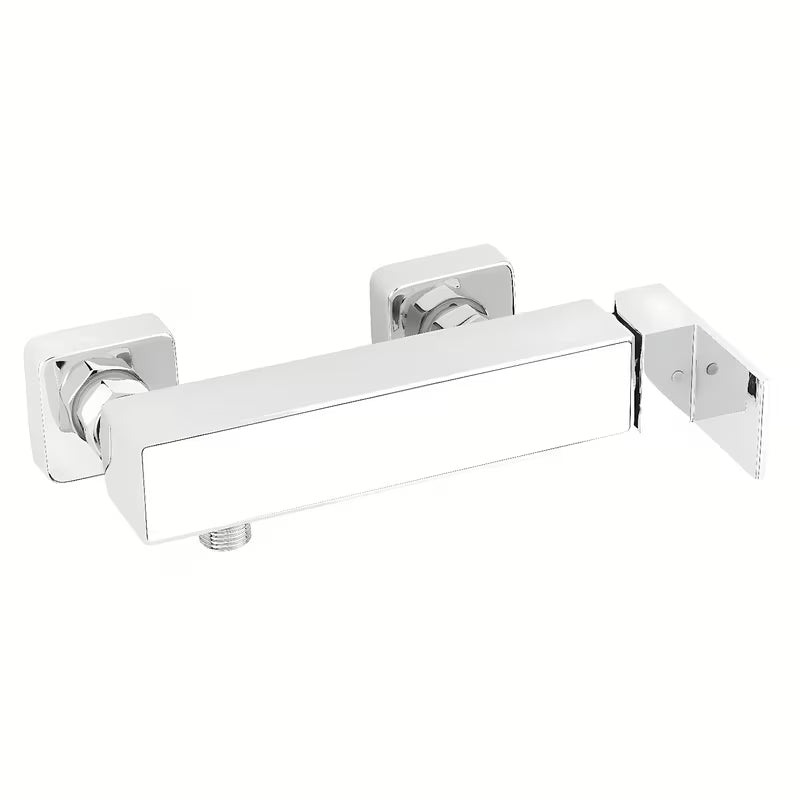 Jednoručna Baterija miješalica za tuš SAT Elements u bijeloj i krom boji pro za zidnu montažu