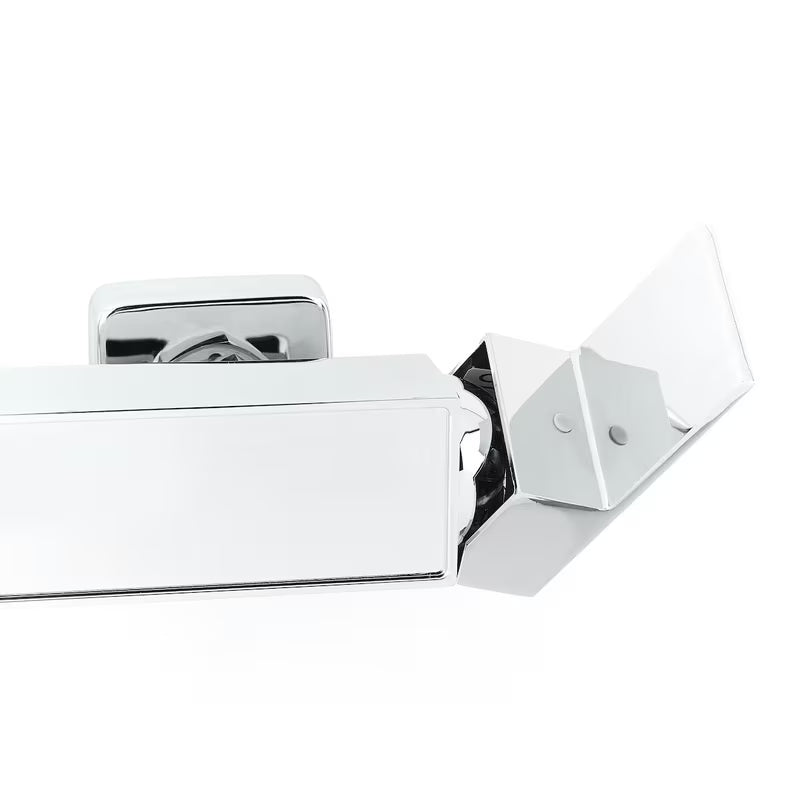 Jednoručna Baterija zidna miješalica za tuš SAT Elements u dekoru bijelog mramora sa sjajnom površinom.