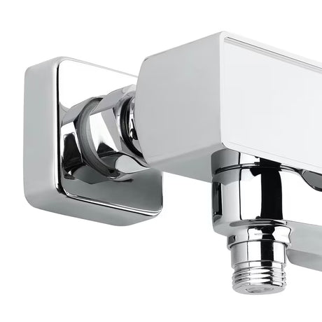 Zidna jednoručna baterija miješalica za kadu SAT Elements u izvedbi bijela i krom bez tuš seta.