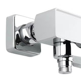 Jednoručna Baterija zidna miješalica za kadu SAT Elements u crnoj boji s kromiranim detaljima