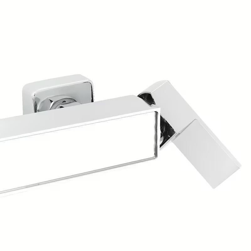 Jednoručna Baterija zidna miješalica za kadu SAT Elements u crnoj boji s kromiranim detaljima