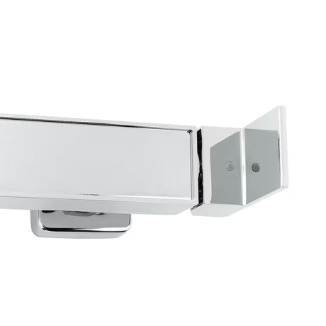 Jednoručna Baterija zidna miješalica za kadu SAT Elements u crnoj boji s kromiranim detaljima