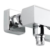 Jednoručna Baterija zidna miješalica za kadu SAT Elements u dekoru bijelog mramora bez tuš seta.