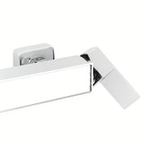 Jednoručna Baterija zidna miješalica za kadu SAT Elements u dekoru bijelog mramora bez tuš seta.