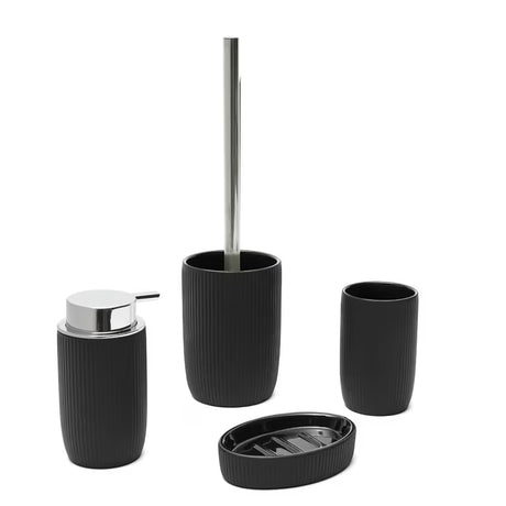 Crni keramički dozator sapuna SAT Evolution za kupaonicu