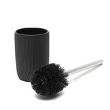 Crna keramička samostojeći  ČETKA za Wc SAT Evolution za modernu kupaonicu.